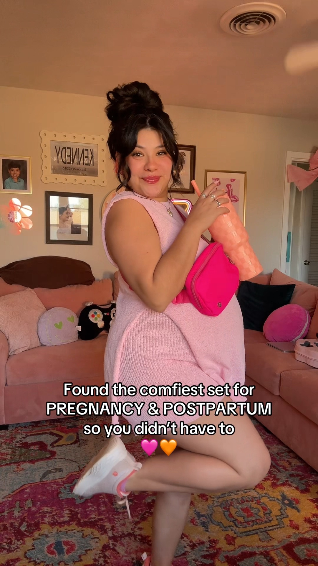 Spring and summer pregnant mommas! I absolutely love this set now, but I think I'll love it even more postpartum cause how loose the shirt is l'll be able to hide my postpartum belly! Super comfy and lightweight perfect for those hot days!👏🏼Also need to make it known not maternity just stretchy and comfortable🥰

#LTKStyleTip #LTKBump #LTKFindsUnder50