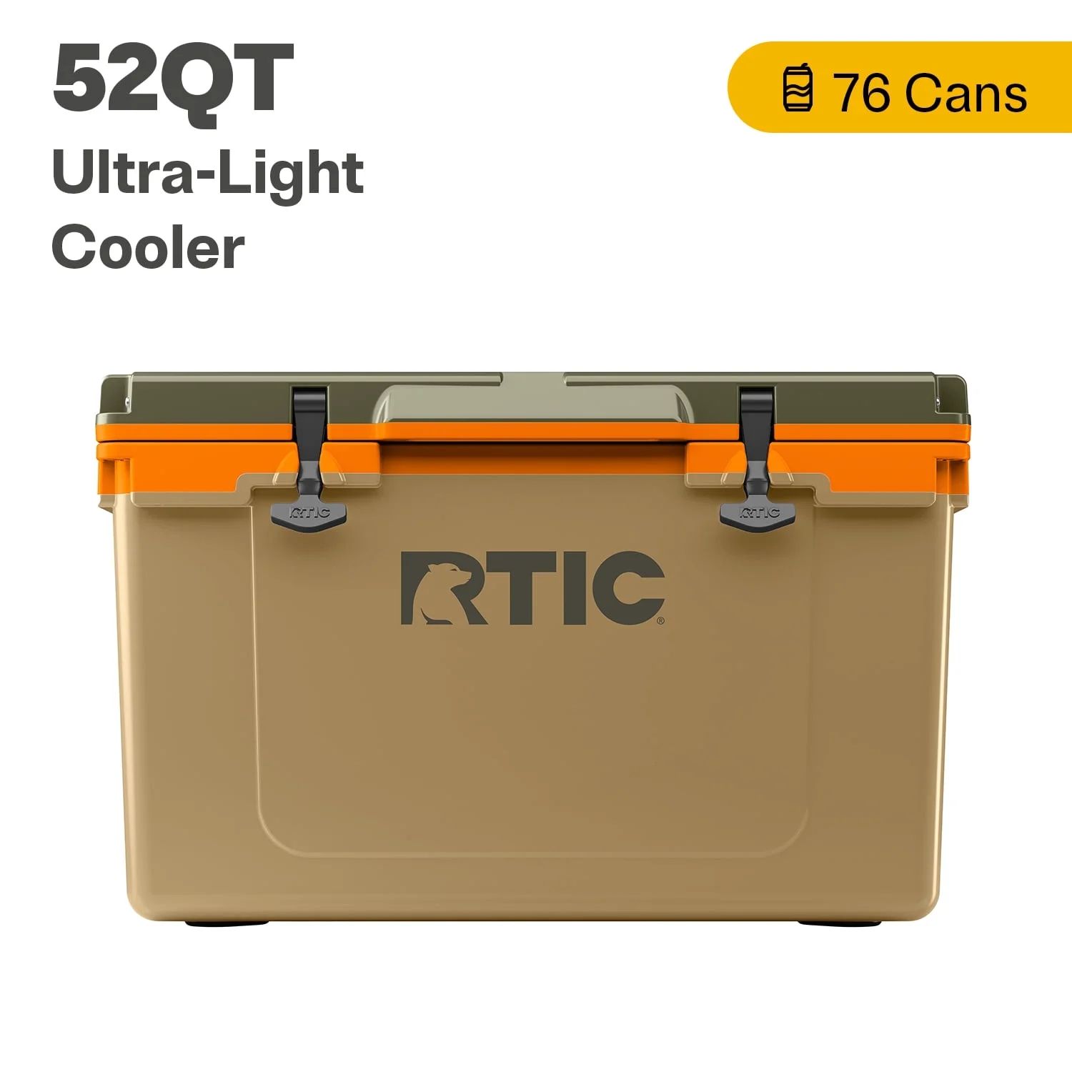 RTIC 52 QT Ultra-Light Hard-Sided Ice Chest Cooler, Trailblazer, Fits 76 Cans | Walmart (US)