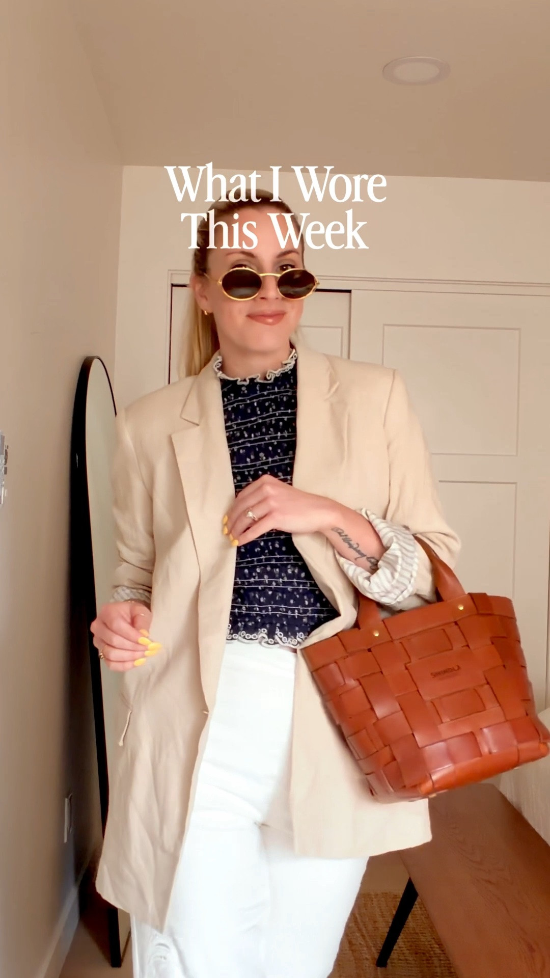 what i wore this week 🤍

three effortless outfits that made me feel chic, polished, and put together without trying too hard ✨ 

Outfit 1:
Sézane Loraine Top  
Fabrique Linen Pants  
Zara Oversized Linen Blazer  
Shinola Isabelle Bag

Outfit 2:
Sézane Gustavo Trousers  
Sézane Raphaelle Top  
Sézane Michele Jacket  
Sézane Coralie Sandals

Outfit 3:
Sézane Bilman Shirt  
Quince Barrel Jeans  
Anthropologie Oversized Bomber Jacket

#capsulewardrobe #sezane #springoutfits #quietluxury #effortlessstyle

#LTKootd #LTKdayinmylife #LTKWorkwear