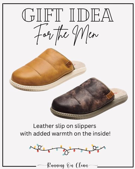 Amazon gift guide
Men gift idea
Men’s gift guide 
Leather slip on slippers - loving these! 

#LTKmens #LTKHoliday #LTKGiftGuide