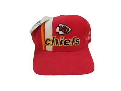 New Vintage 90s Logo Athletic Kansas City Chiefs Strapback Hat Red NFL Football  | eBay | eBay US