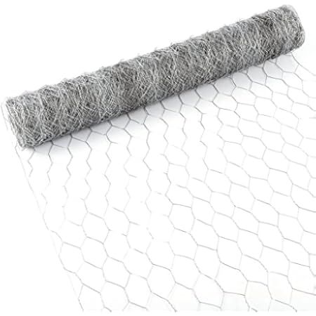 BSTWM Chicken Wire Net for Craft Projects,3 Sheets Lightweight Galvanized Hexagonal Wire 13.7 Inches | Amazon (US)