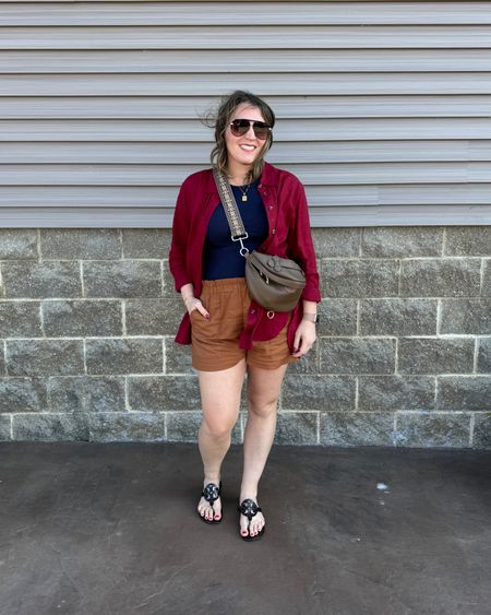 This three pack of shorts I grabbed on Shein will be on repeat all summer. Brown, tan, & black. Pockets. Great for just about every dress up or semi casual event. I’m in a large  

#LTKStyleTip #LTKFindsUnder50