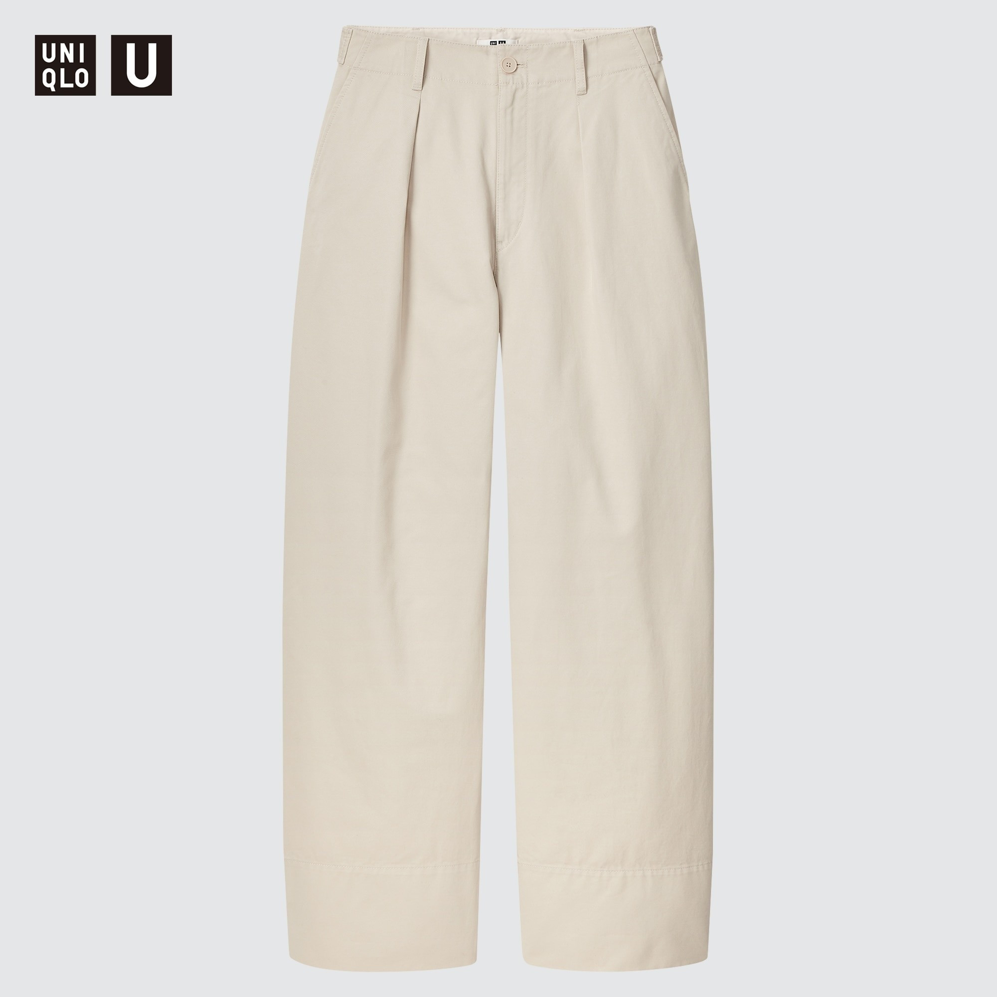 Damen Uniqlo U Baumwoll Twill Hose | UNIQLO (DE)