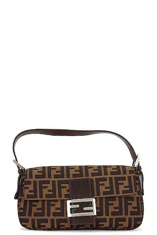 Fendi Zucca Baguette Shoulder Bag | FWRD 