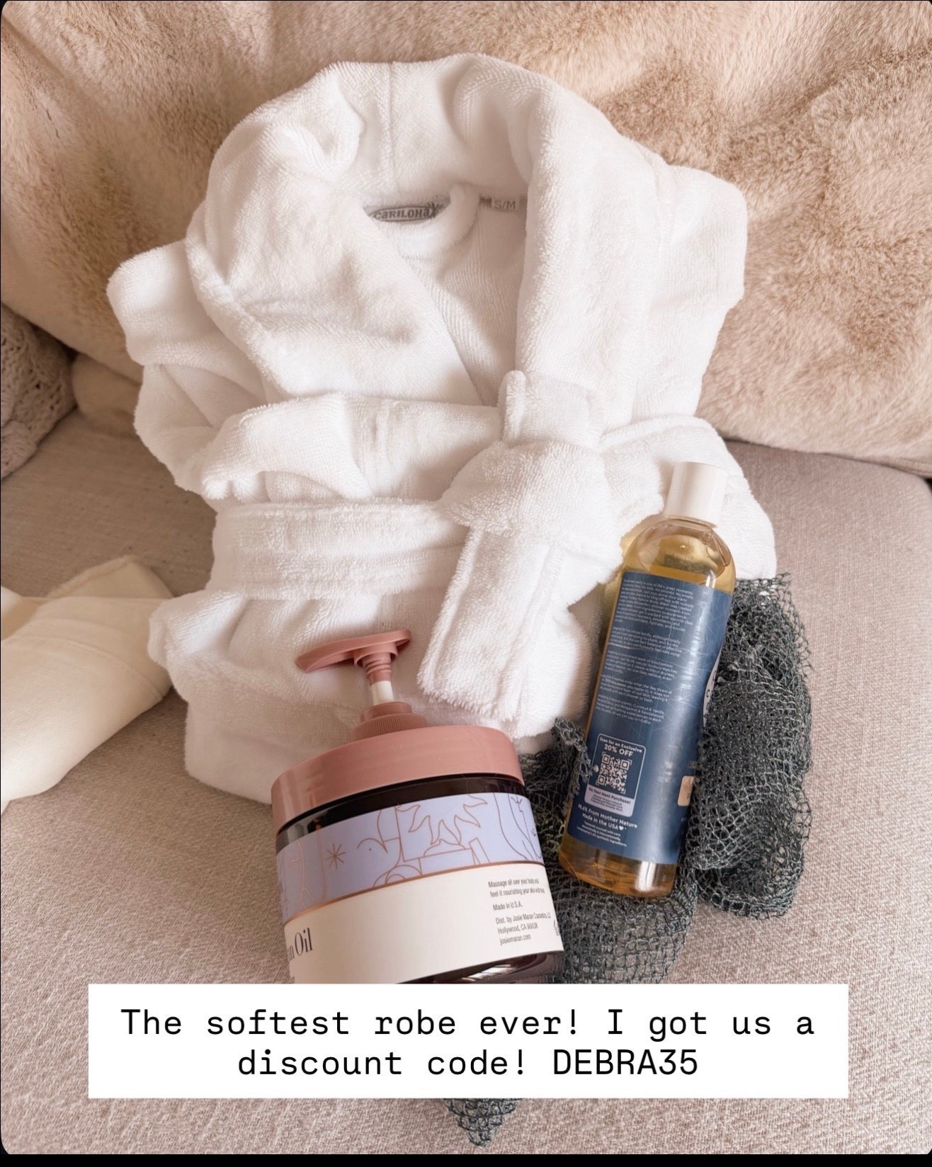 This is the kind of robe you look forward to putting on. Thick but not heavy, insanely soft, and feels like a spa-level upgrade for everyday mornings and evenings. One of those little luxuries that actually gets used.

spring self care finds, luxury bath robe, cozy at home essentials, everyday comfort staples, women’s loungewear favorites, spa inspired home essentials

#LTKBeauty #LTKActive #LTKselfcare