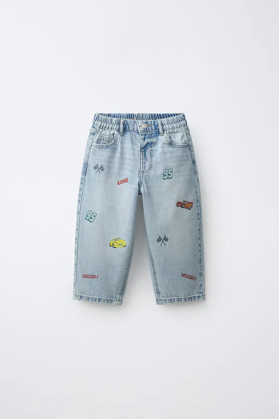 CARS LIGHTNING MCQUEEN \u00a9 DISNEY/PIXAR BAGGY JEANS | Zara US