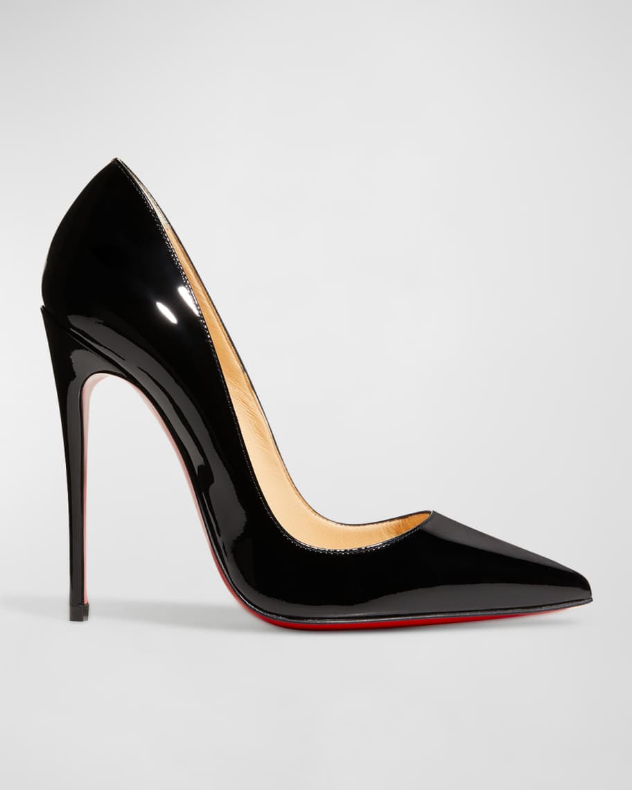 Christian Louboutin So Kate Patent Pointed-Toe Red Sole Pump | Neiman Marcus