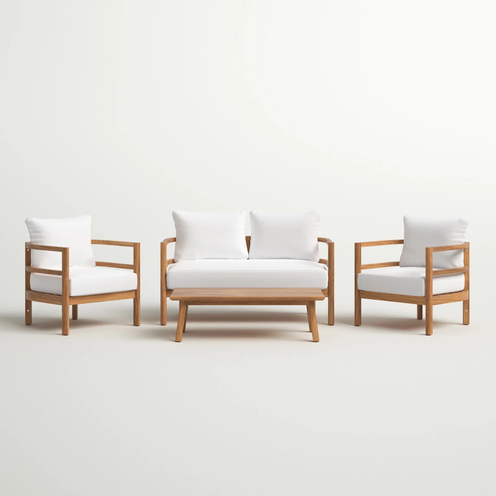 Angeliq 4 - Person Outdoor Seating Group with Cushions | Wayfair North America