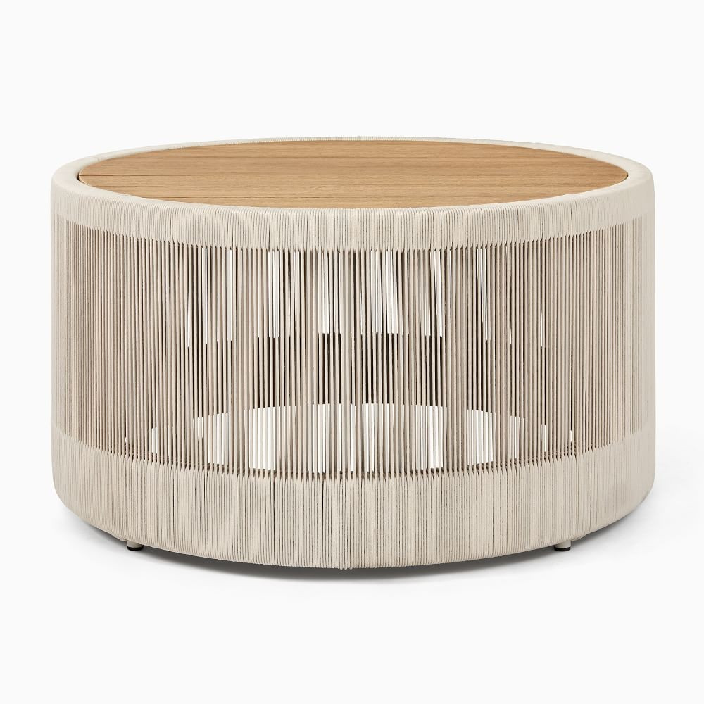 Porto Outdoor Round Coffee Table | West Elm (US)