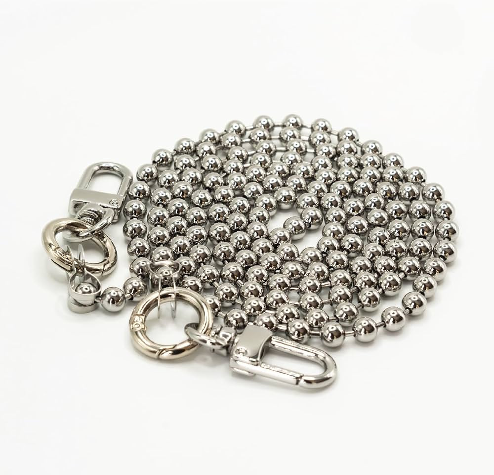 Universal Luxury Phone Chains with Attachment Plastic Card: Extra Long for Crossbody Comfort/Silv... | Amazon (US)