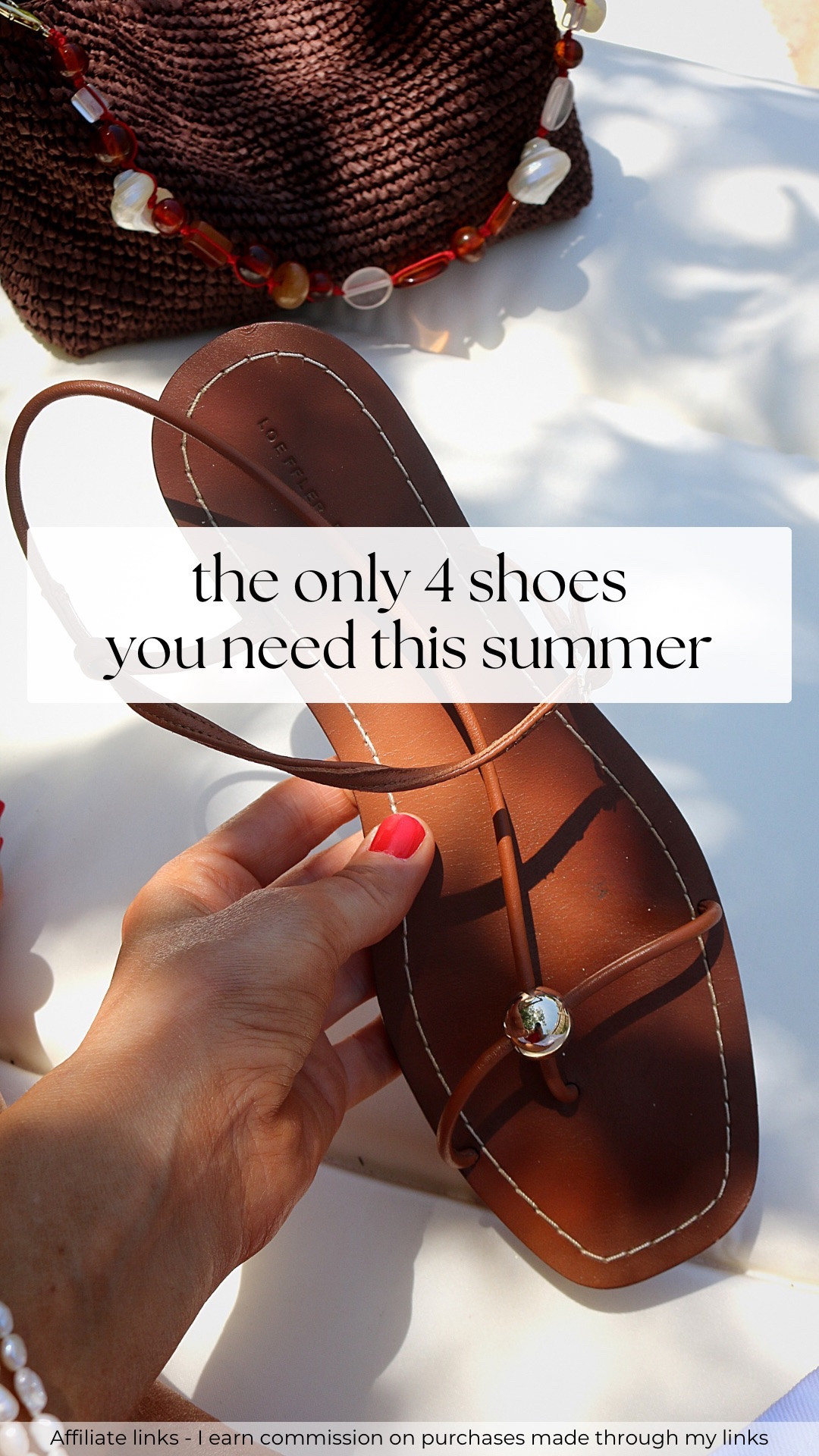 Affiliate links - I earn commission on purchases made through my links | summer shoes must haves
