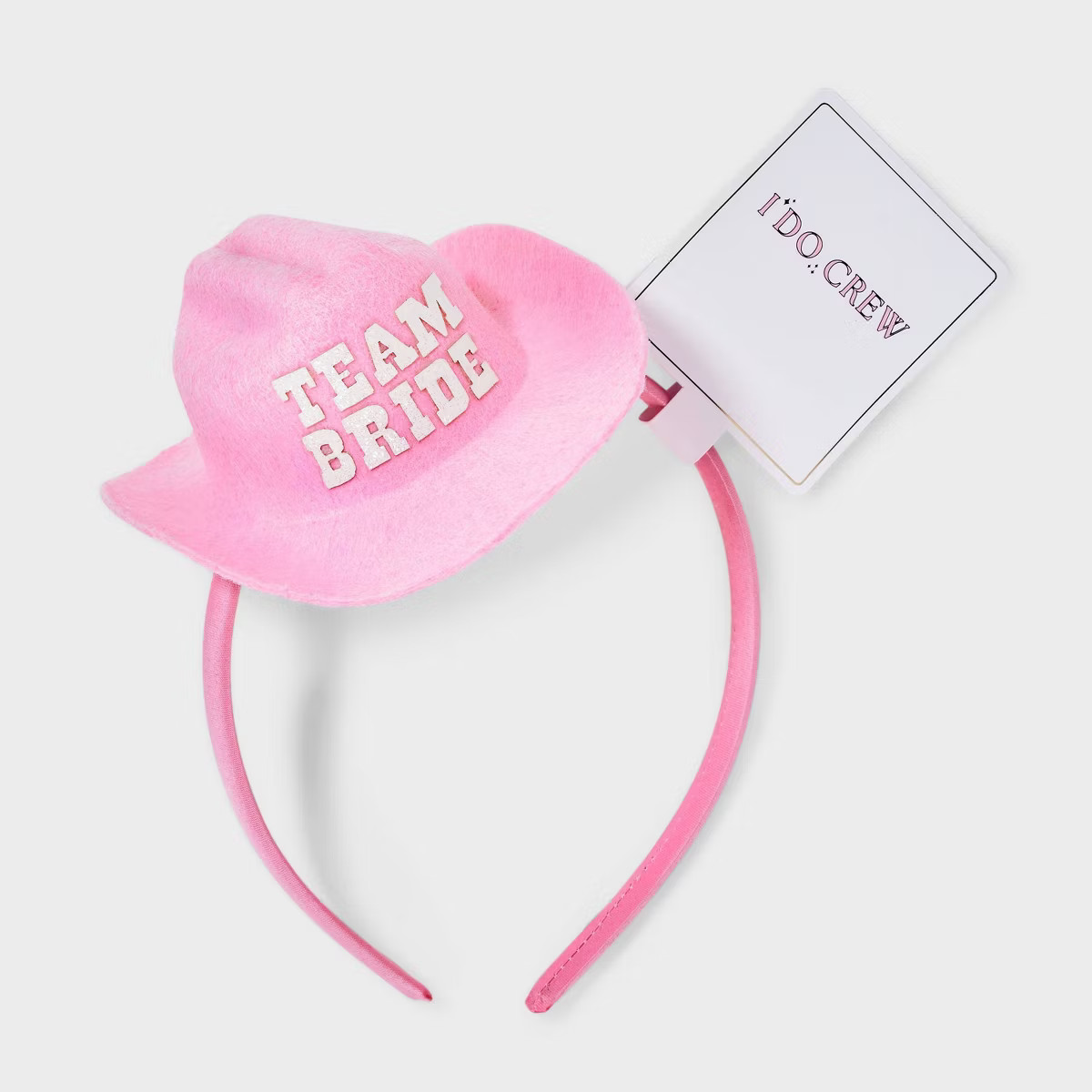 Team Bride Cowboy Hat Headband - Pink | Target