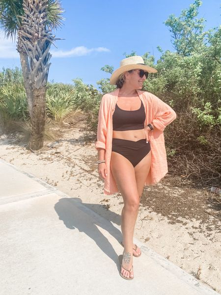 Beach ready. These shirt dress coverups are proving to be amazing on this trip! Just the right weight, perfect for the windy moments and ultra comfortable! 

#LTKtravel #LTKSeasonal #LTKswim