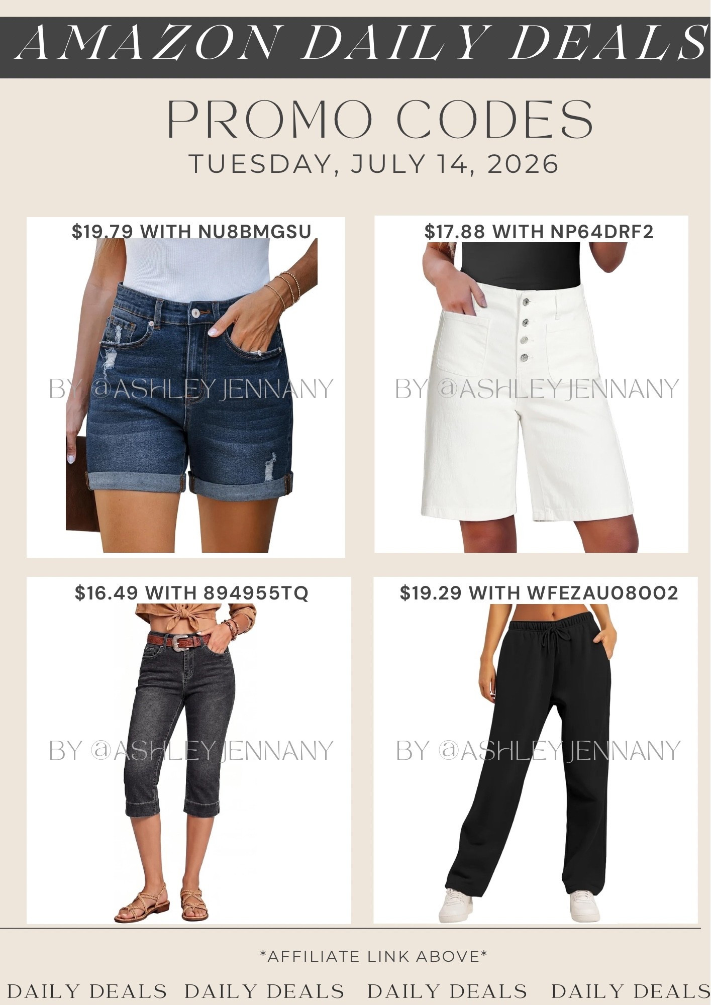 Amazon deals

#LTKSaleAlert #LTKMidsize #LTKootd