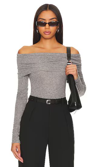 Triomphe Top in Heather Grey | Revolve Clothing (Global)