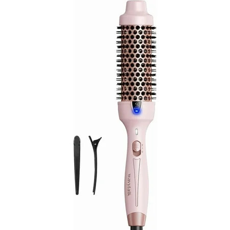Wavytalk 1.5 Inch Thermal Brush, Negative Ion Thermal Round Brush, Blowout Express, Creates Blowout Look, Dual Voltage, Easy to Use, Pink | Walmart (US)