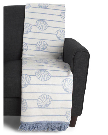 Made In Portugal Sea Shells Throw | TJ Maxx