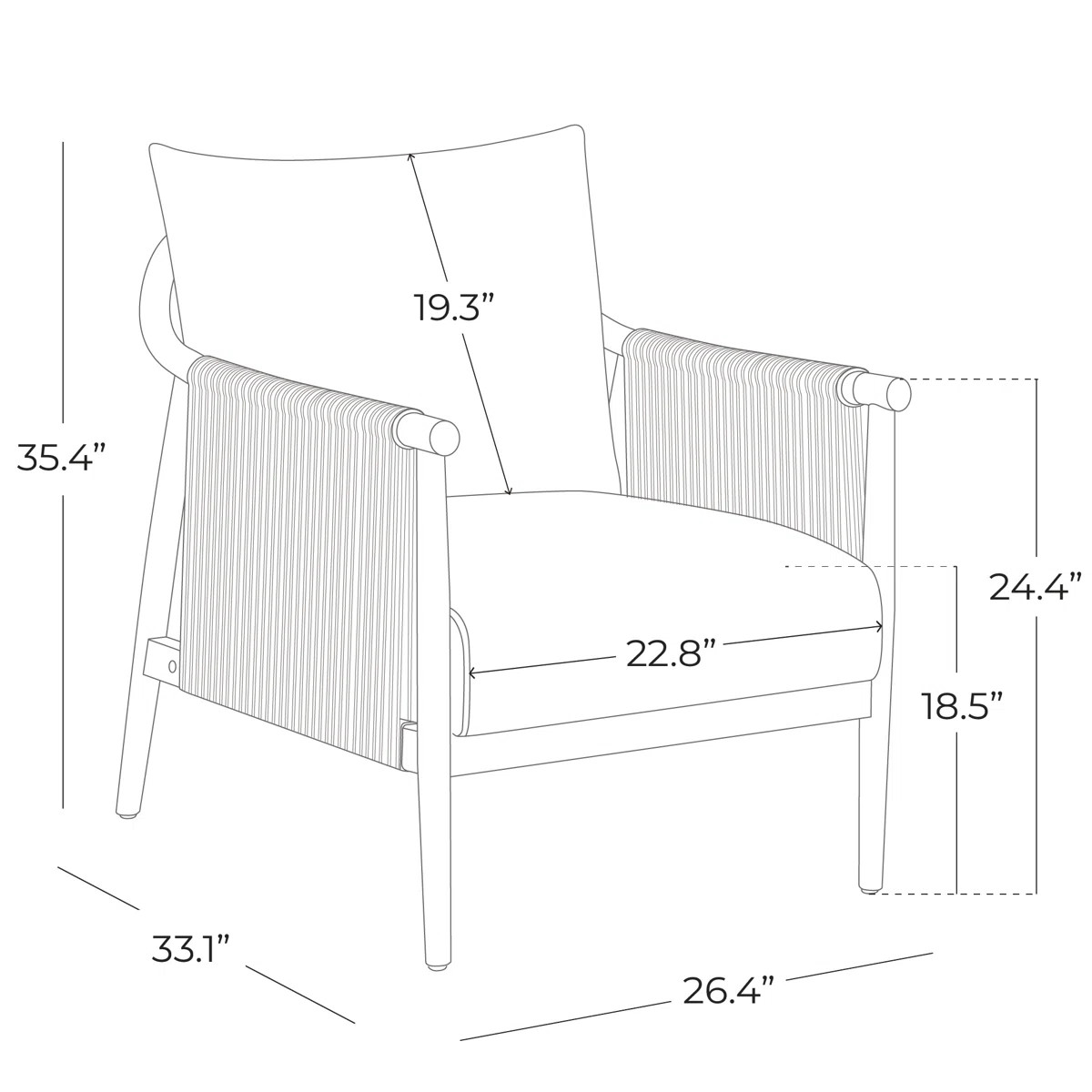 Upholstered Armchair | Wayfair North America
