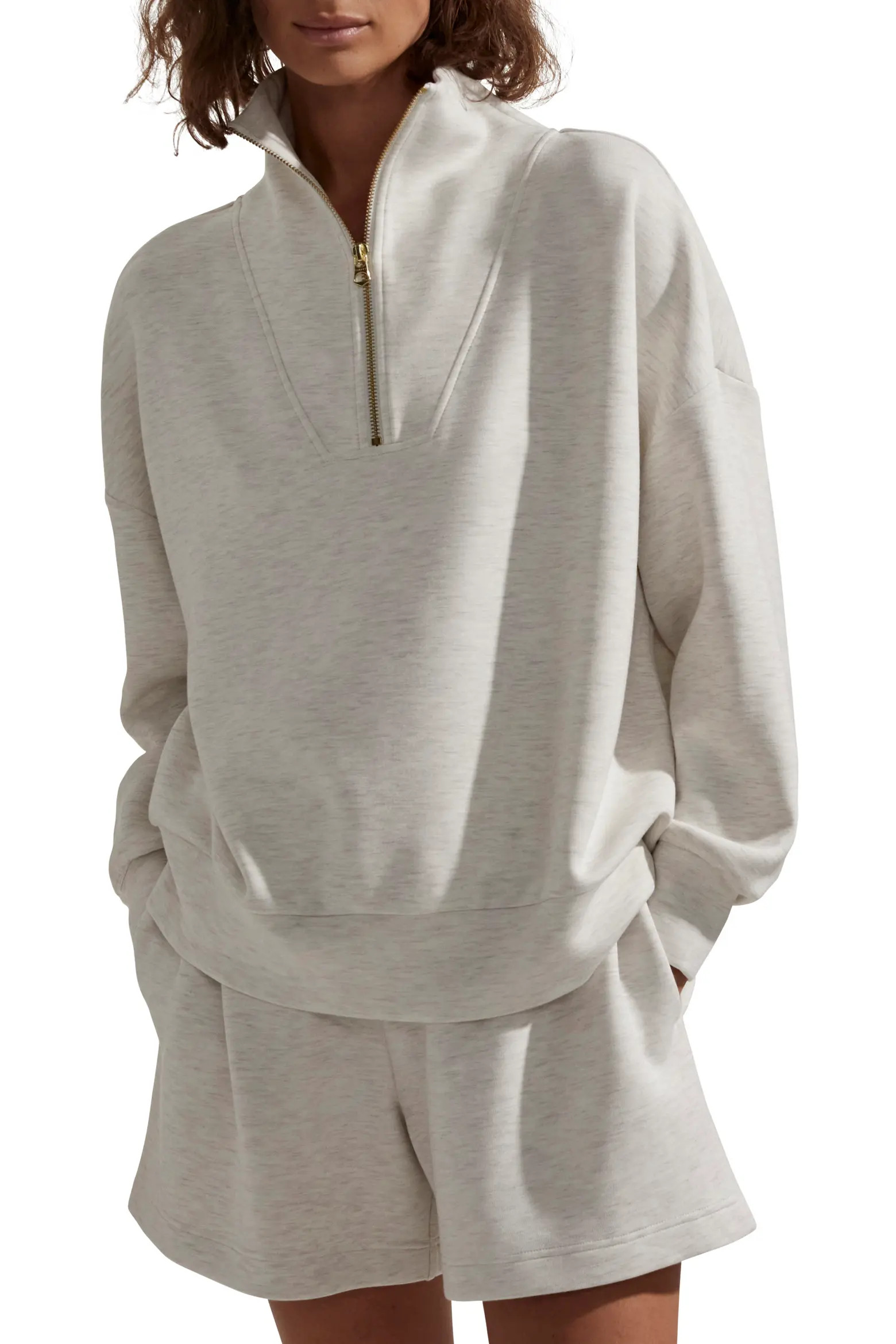 Varley Hawley Half-Zip Sweatshirt (Women) | Nordstrom | Nordstrom