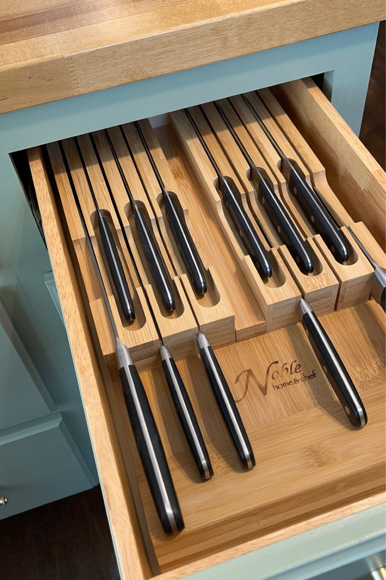 This knife organizer? Yes please!! Frees up counter space and is hidden away! 
#kitchen #kitchenorganizer #organizationhacks #kitchenstorage 

#LTKstyletip #LTKhome #LTKFind