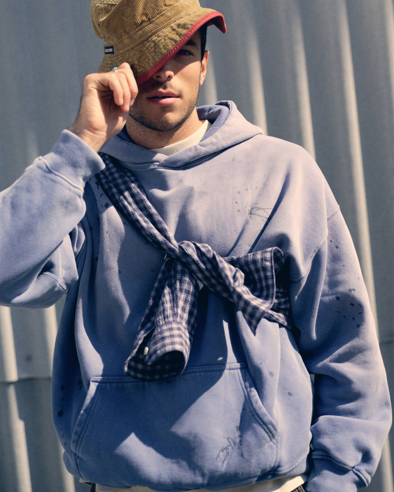 Men's Essential Popover Hoodie | Men's Tops | Abercrombie.com | Abercrombie & Fitch (US)