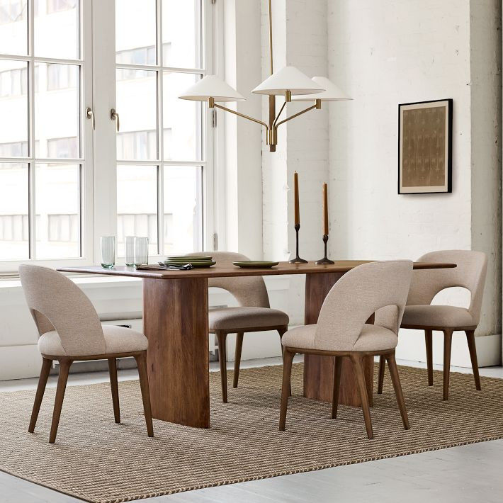 Anton Solid Wood Dining Table (72", 86", 120") | West Elm (US)