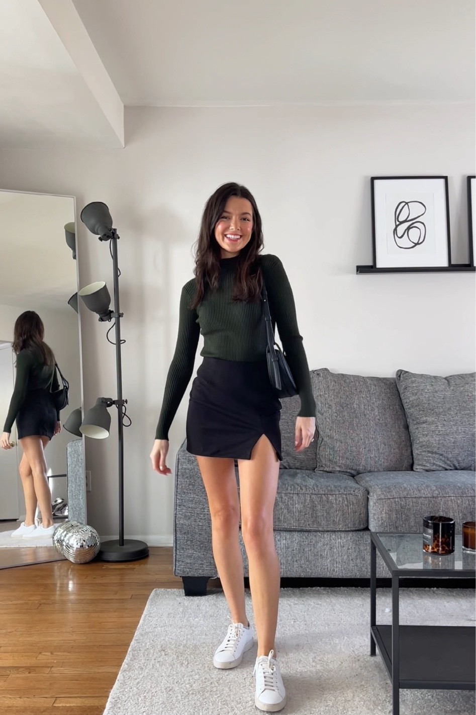 Top is the size S Naomi Mock Neck top from Vici Collection (not linkable here on LTK). Wearing XS in the skirt!

#LTKstyletip #LTKSeasonal #LTKunder100