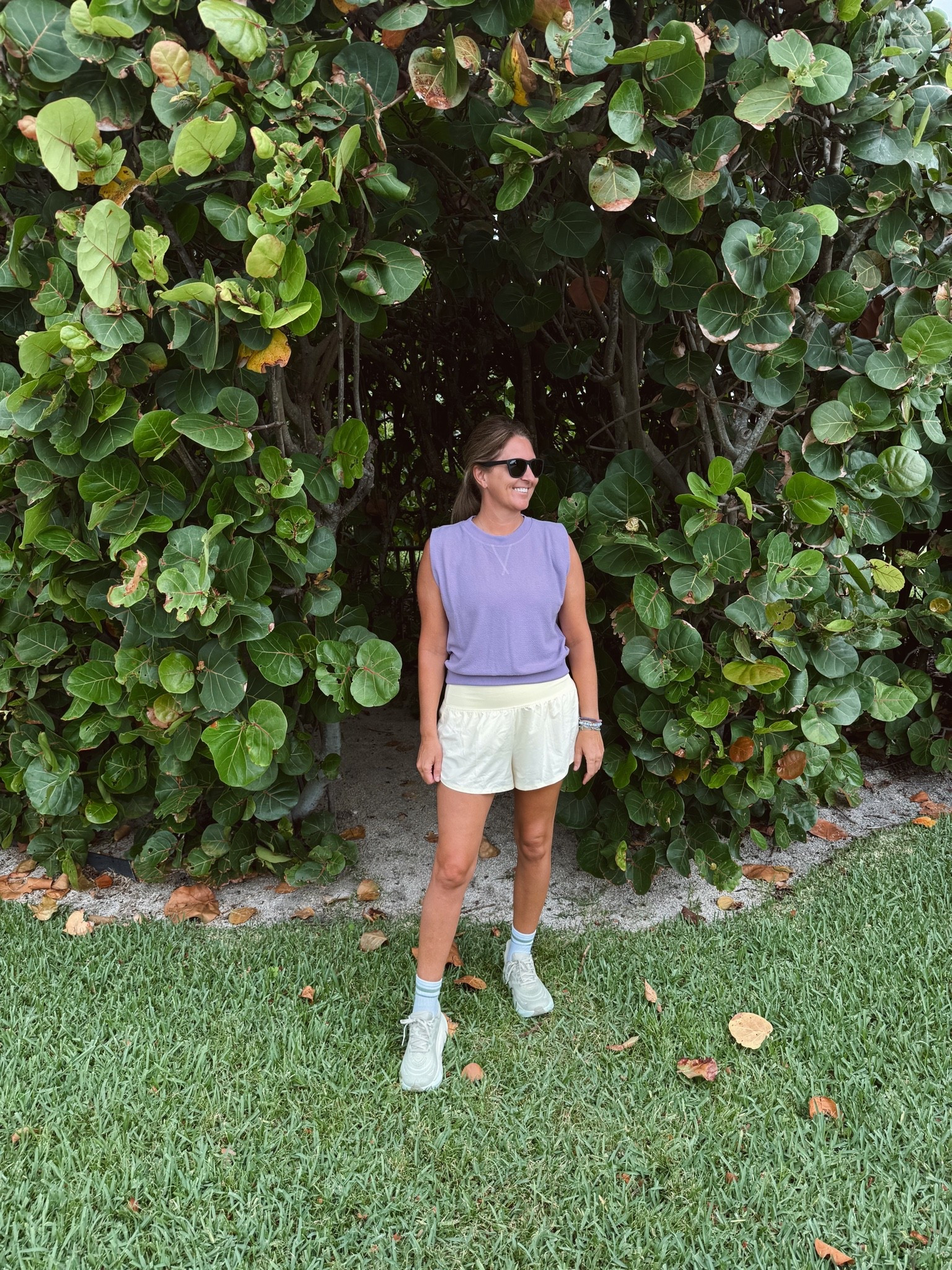 cute workout fit 💛💜

#LTKTravel #LTKOver40 #LTKmomlife