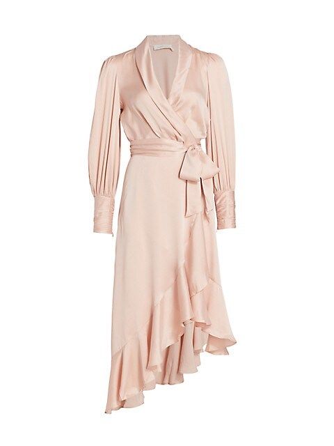 Silk Wrap Midi-Dress | Saks Fifth Avenue