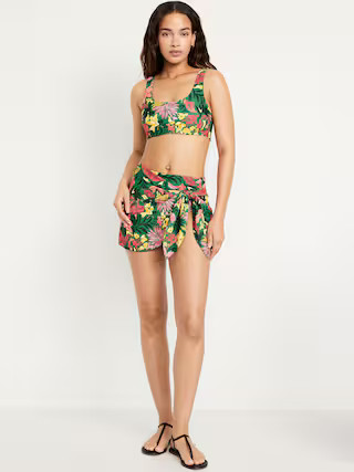 Side-Tie Mini Swim Sarong | Old Navy (US)