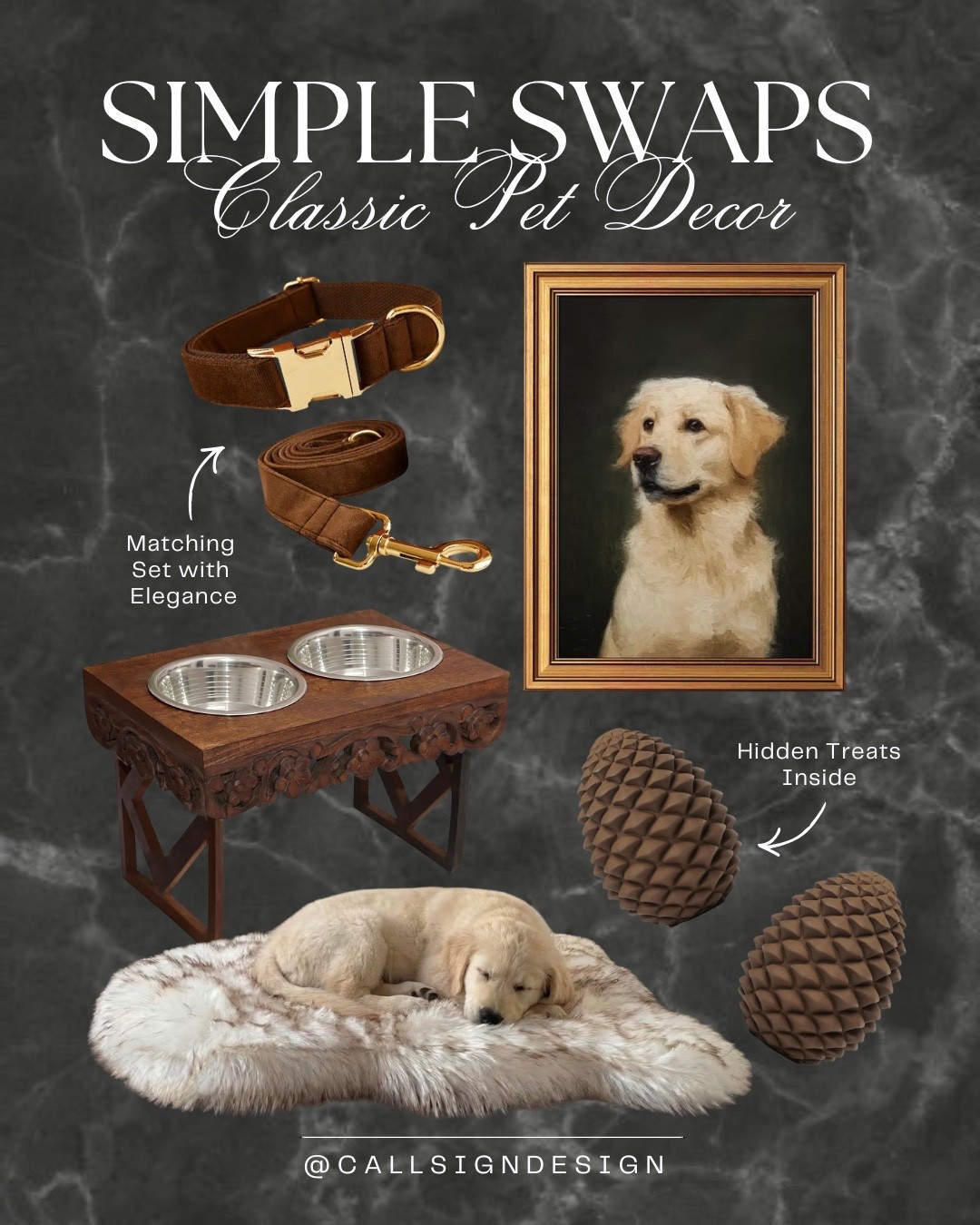 Elegant traditional pet decor that blends seamlessly into a refined home. Classic materials, thoughtful details, and timeless design make even your pet’s essentials feel polished and beautifully intentional. 🐾✨ 

#PetDecor #TimelessStyle #ClassicHome #ElegantLiving #HomeDecor #DesignDetails #callsigndesign