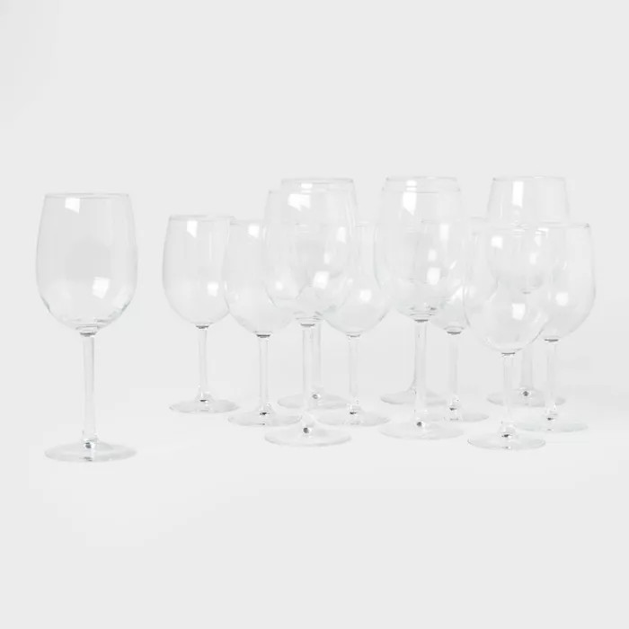12pc Glass Assorted Wine Glasses - Made By Design™ | Target
