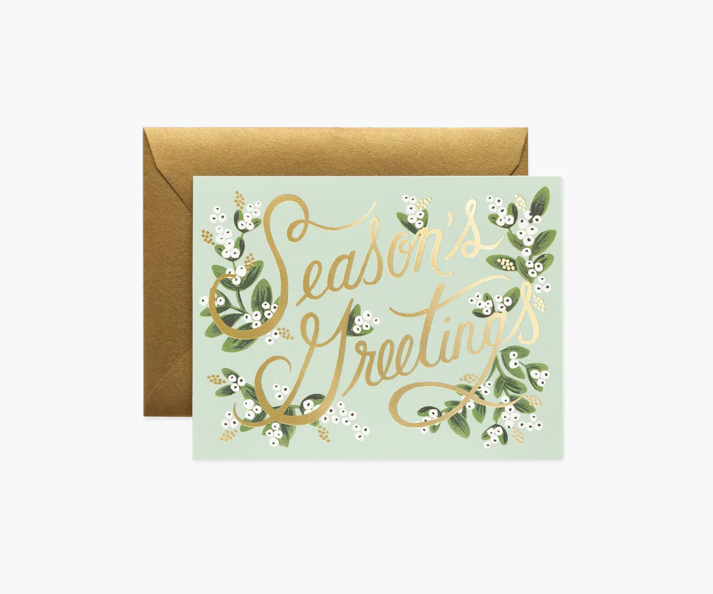 Mistletoe Season's Greetings | Rifle Paper Co.