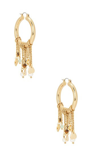 Dune Hoop Earrings in Neutral | Revolve Clothing (Global)