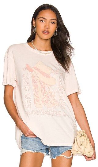 Travis Tee in Long Live Cowgirls Graphic | Revolve Clothing (Global)