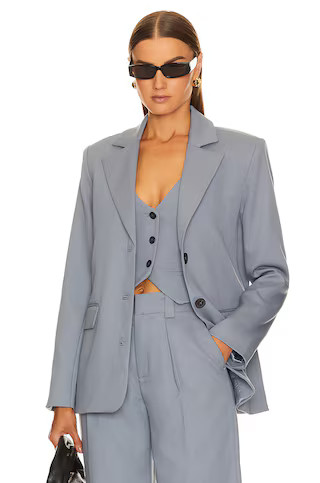 Song of Style Perdita Blazer in Dove Blue from Revolve.com | Revolve Clothing (Global)