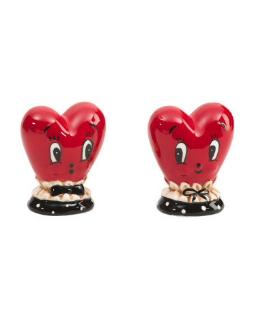 2pc Sweetheart Crush Salt And Pepper Shakers | Marshalls