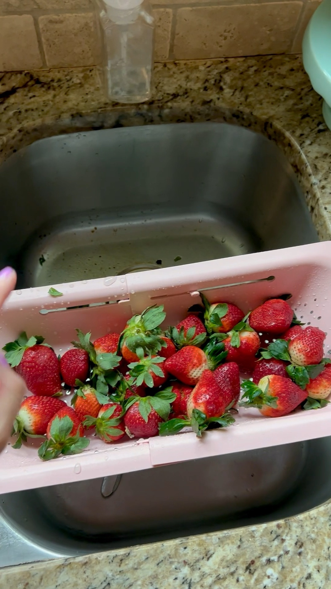 BLUE GINKGO Over the Sink Colander … curated on LTK