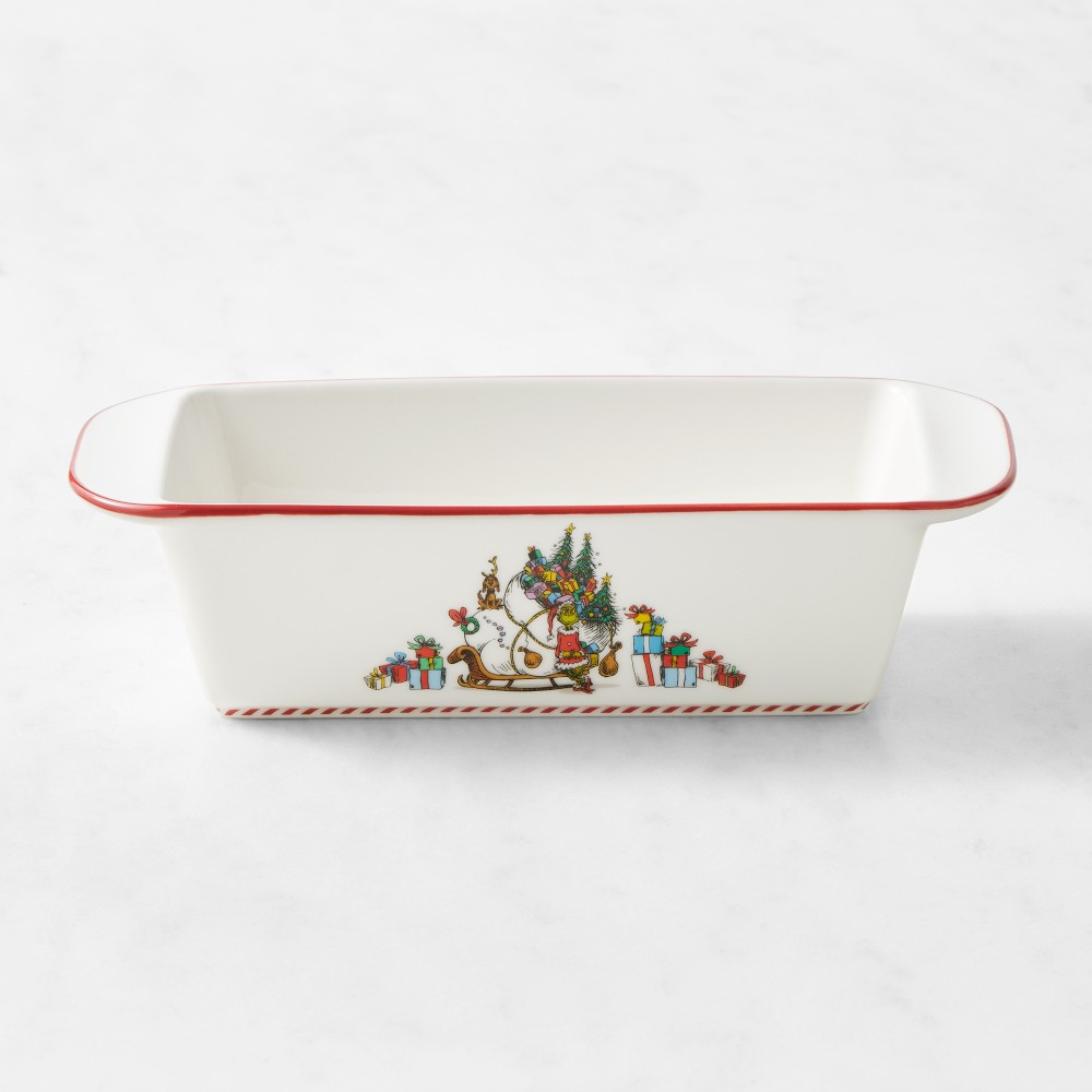 The Grinch™ Ceramic Loaf Pan | Williams-Sonoma