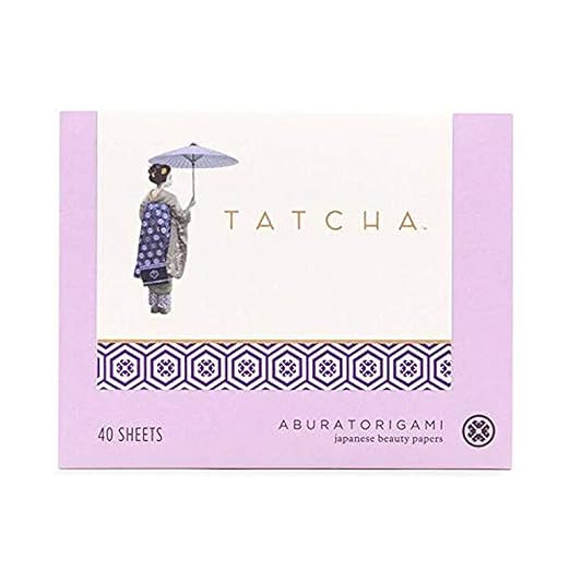 Tatcha Aburatorigami Blotting Papers: 100% Natural Abaca Leaf & Gold Flakes Absorb Excess Oil (40... | Amazon (US)