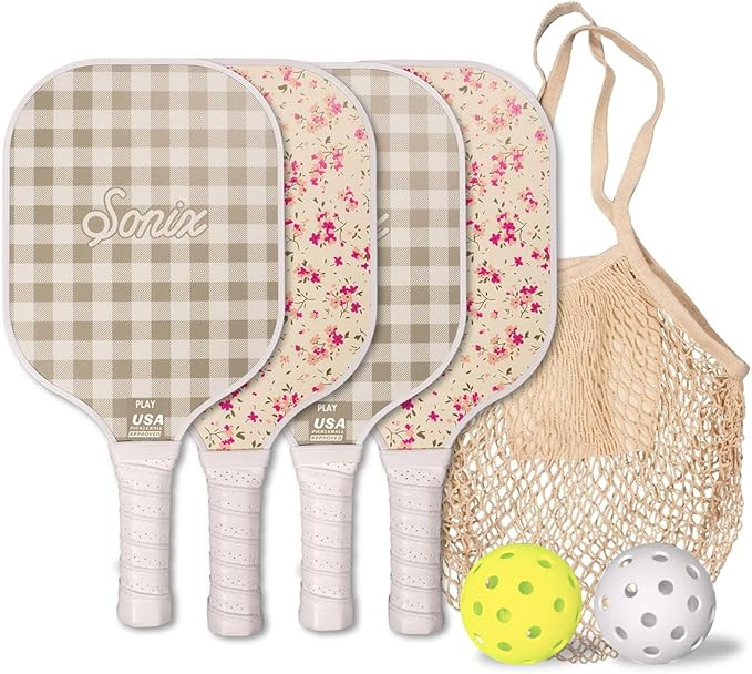 Sonix | Pickleball Paddles Set of 4 | USAPA Approved | Fiberglass Surface Pickleball Set with 4 P... | Amazon (US)