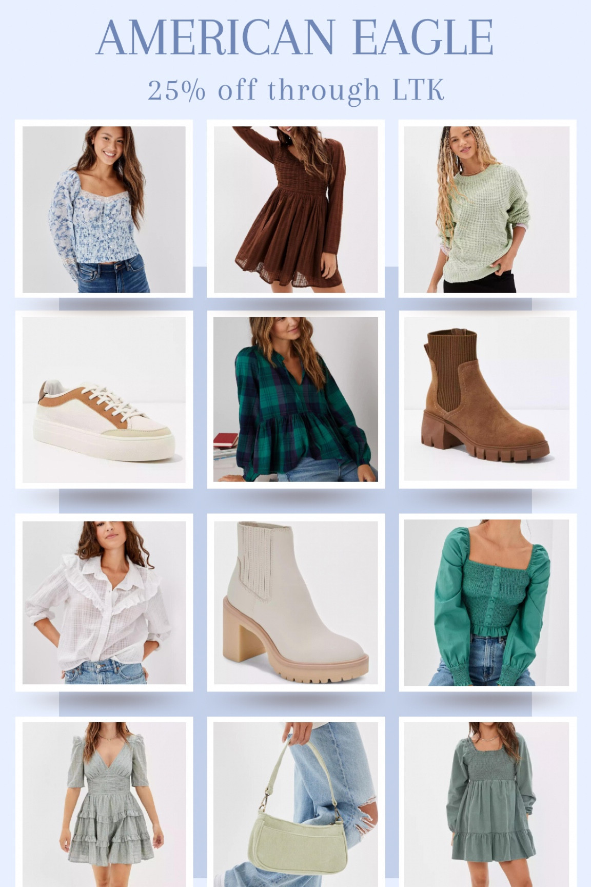 American eagle up to 25% off. AE sale selections. American eagle sale finds. LTK Fall Sale finds. 

#LTKunder100 #LTKSale #LTKsalealert