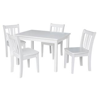 Jorden White 5-Piece Kid's Table and Chair Set | The Home Depot