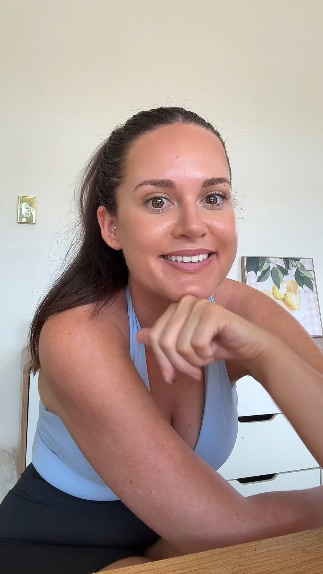 dusty blue activewear tank, paired with black invisible scrunch bike shorts 🫐🖤

#LTKsummer #LTKfitness #LTKaustralia