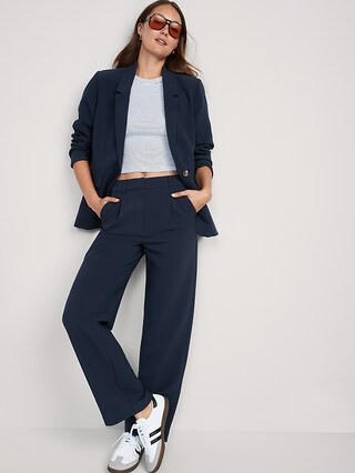 Extra High-Waisted Taylor Wide-Leg Trouser Pants | Old Navy (US)
