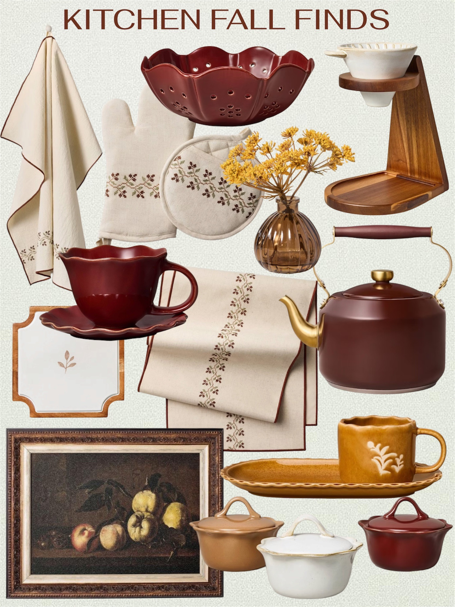 Fall kitchen finds from Target. 


Fall decor, target fall arrivals, fall home decor, maroon

#LTKSeasonal #LTKHome #LTKmomlife