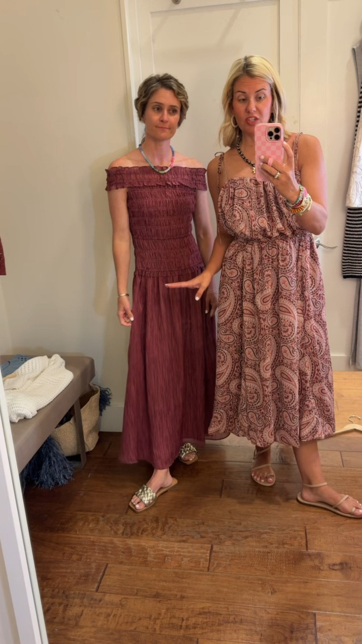 Cuteness overload with these Loft dresses!

My Sizing:
Paisley dress - small petite
Black twist dress - small petite
Stripe set - top xs & skirt 2
Eyelet Dress - xs petite 
T-shirt dress - xs
Tank - xs
Jeans - 25P
Sweater - xs

#LTKdayinmylife #LTKmomlife #LTKOver40