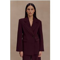 Mateo Oversized Blazer - Mahogany I MESHKI I Size S | MESHKI US