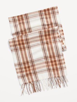 Plaid Flannel Scarf for Men | Old Navy (US)